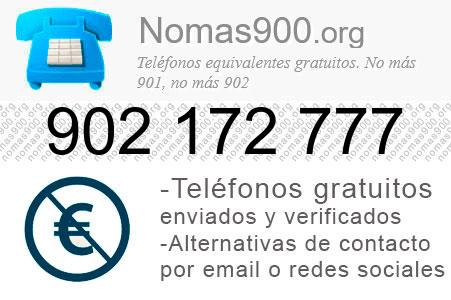 Teléfono 902172777