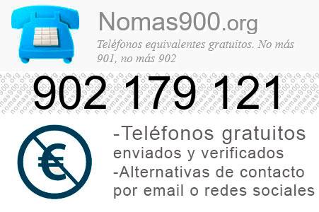 Teléfono 902179121