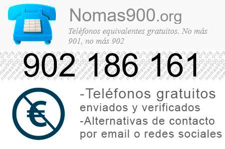Teléfono 902186161
