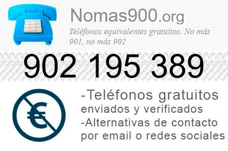 Teléfono 902195389