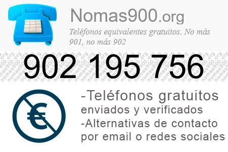 Teléfono 902195756