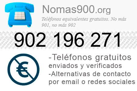 Teléfono 902196271