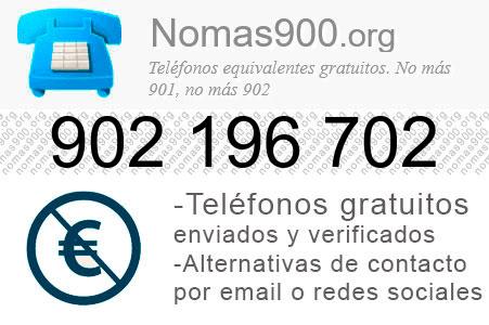 Teléfono 902196702