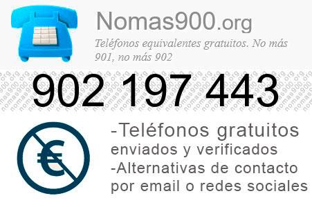 Teléfono 902197443