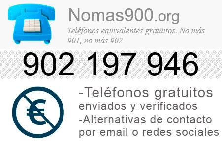Teléfono 902197946