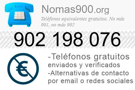 Teléfono 902198076