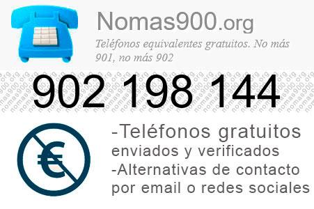 Teléfono 902198144