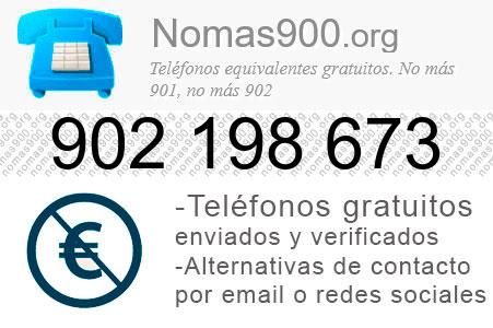 Teléfono 902198673