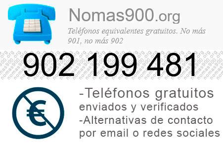Teléfono 902199481