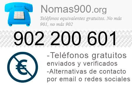 Teléfono 902200601