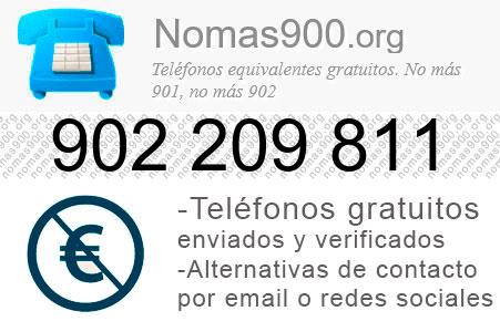 Teléfono 902209811