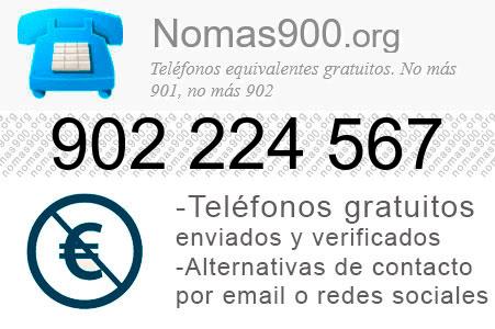 Teléfono 902224567