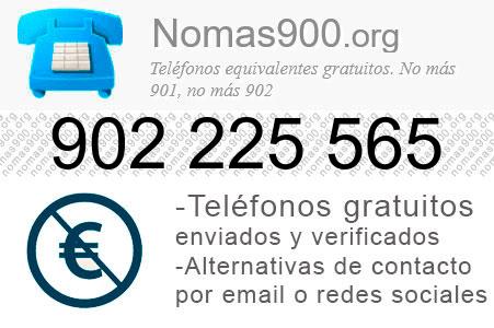 Teléfono 902225565