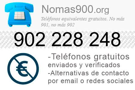 Teléfono 902228248
