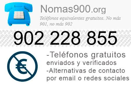 Teléfono 902228855