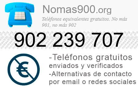 Teléfono 902239707