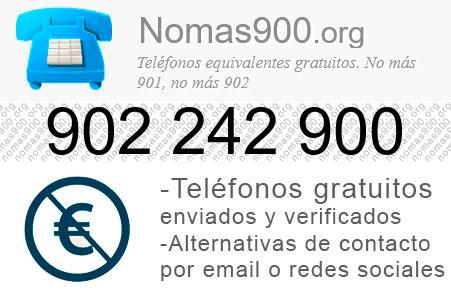 Teléfono 902242900