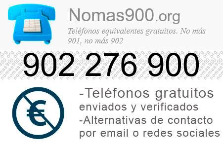 Teléfono 902276900