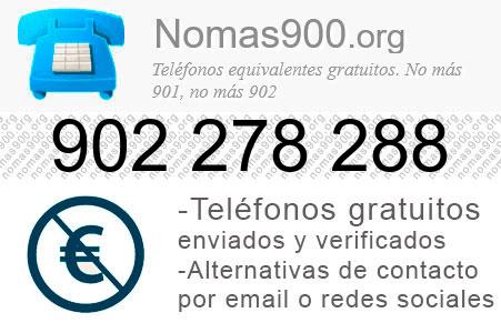 Teléfono 902278288