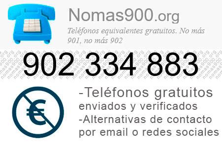 Teléfono 902334883