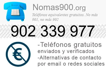Teléfono 902339977