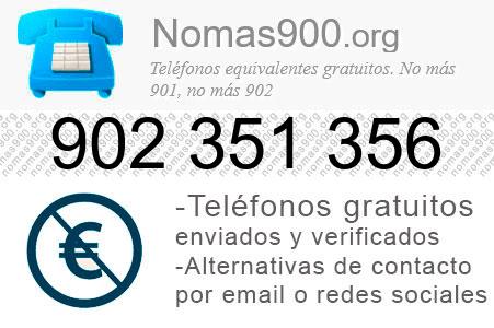 Teléfono 902351356