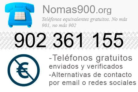 Teléfono 902361155