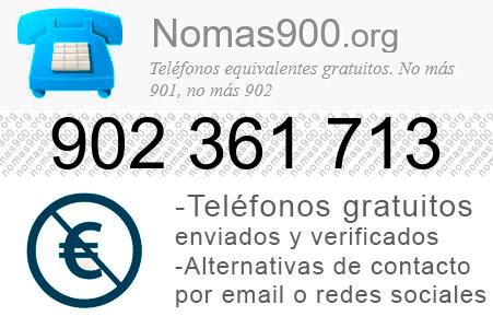 Teléfono 902361713