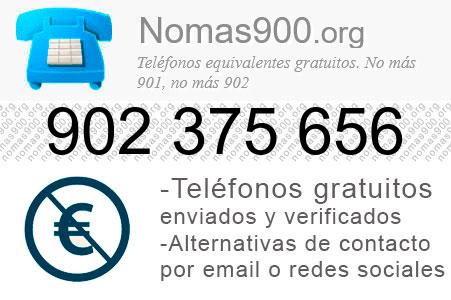 Teléfono 902375656