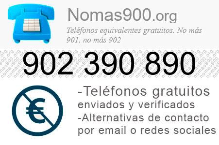Teléfono 902390890