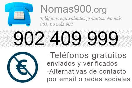 Teléfono 902409999