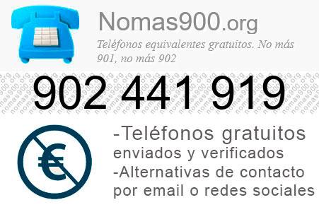 Teléfono 902441919