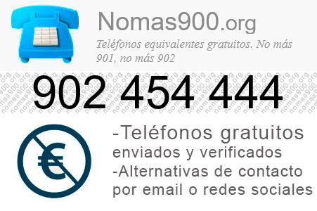 Teléfono 902454444