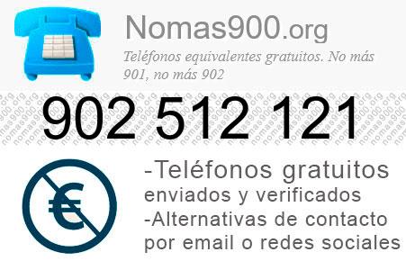 Teléfono 902512121