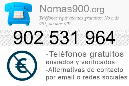 Teléfono 902531964