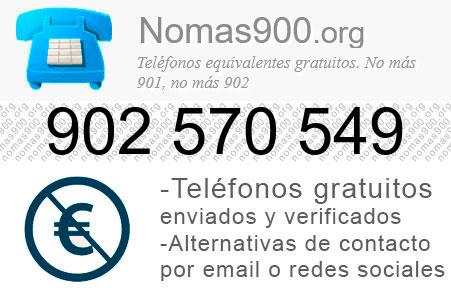 Teléfono 902570549