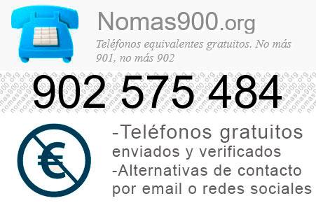 Teléfono 902575484