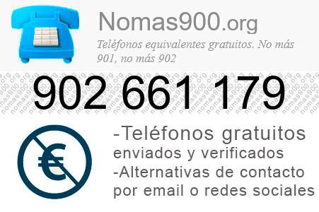 Teléfono 902661179