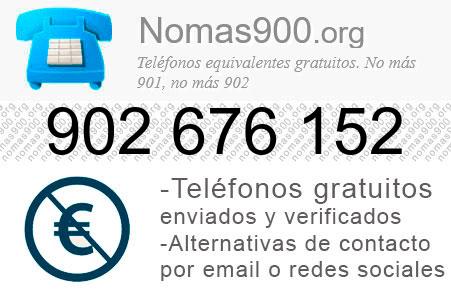 Teléfono 902676152