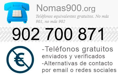 Teléfono 902700871