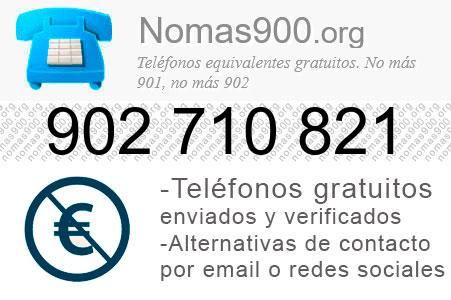 Teléfono 902710821