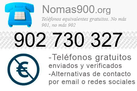 Teléfono 902730327