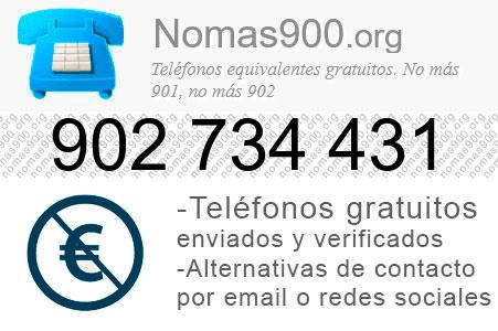 Teléfono 902734431