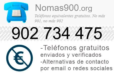 Teléfono 902734475