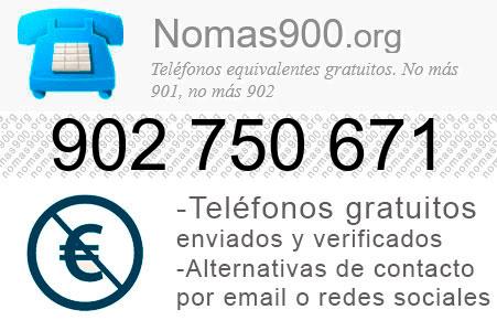 Teléfono 902750671
