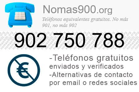 Teléfono 902750788