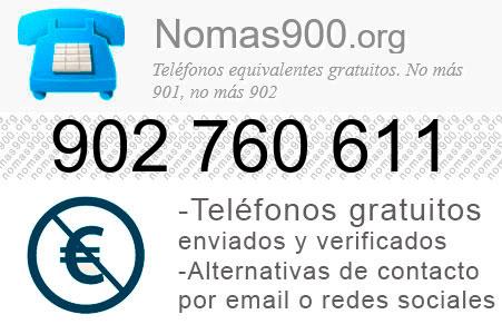 Teléfono 902760611