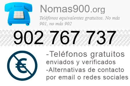 Teléfono 902767737
