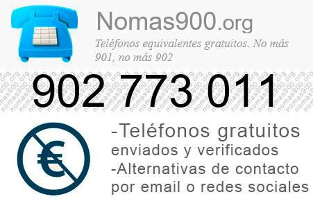 Teléfono 902773011