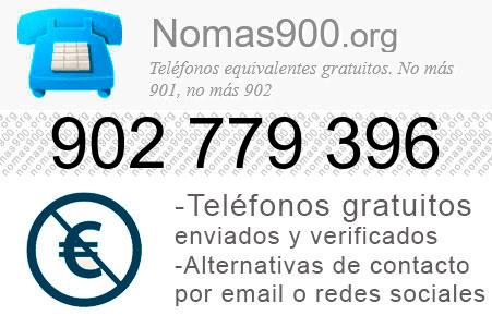 Teléfono 902779396